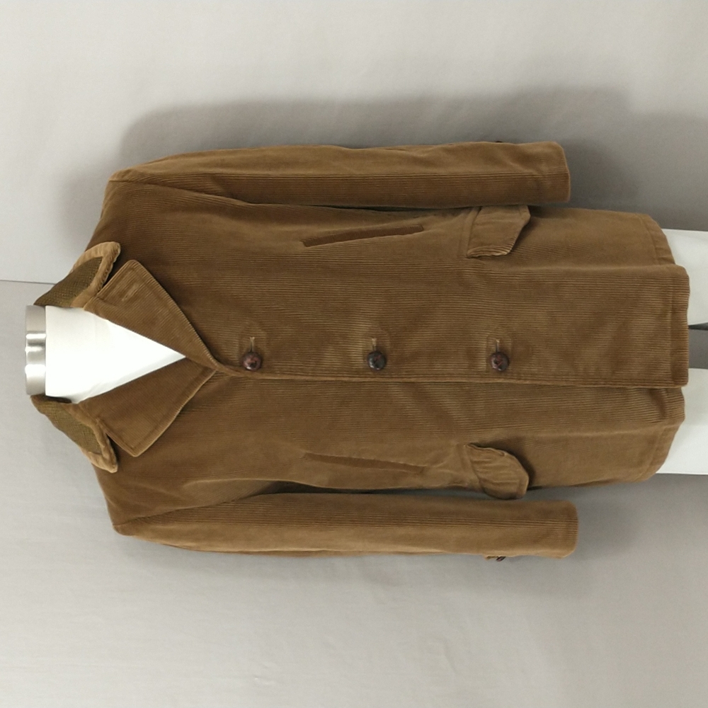 Vintage Corduroy Coat Carcoat Warm Lined Casual Looks Deadstock Men's USA Made